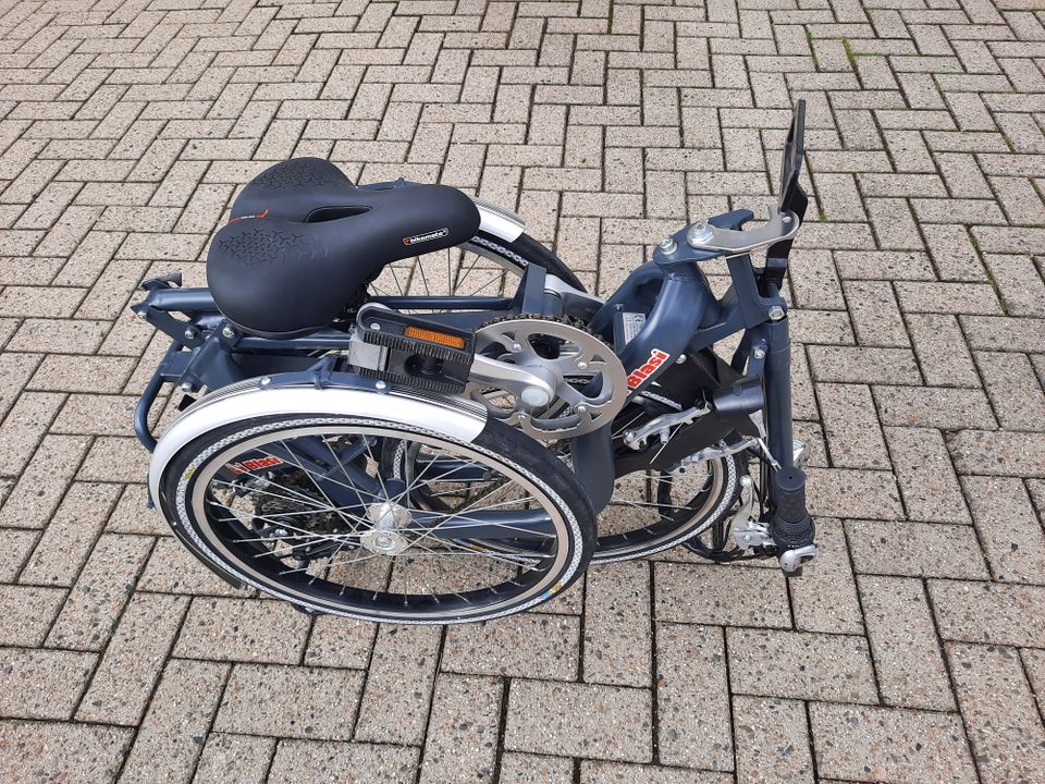 Di Blasi R34 Faltdreirad E-Bike Gasdrehgriff Antrazit Akku 24 Vol in Lüdenscheid