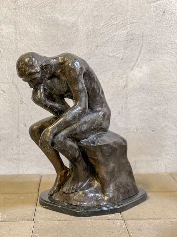 Der Denker nach A.Rodin - Bronzefigur in München