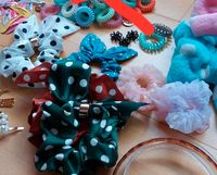 ♥️NEU❤Haarschleifen Haargummis Scrunchies❤Glitzer gepunktet Dots Saarbrücken-Mitte - St Johann Vorschau