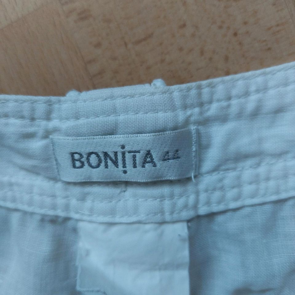 Bonita Leinenhose, Gr.42, weiß in Winsen (Aller)