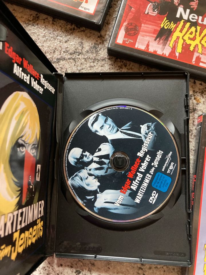 Edgar Wallace Box 5 DVD Krimi Hexer Verrätertor Rätselschloss in Ingolstadt