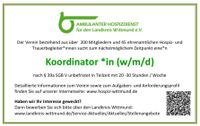 Koordinationskraft beim Ambulanten Hospizdienst Wittmund Niedersachsen - Esens Vorschau