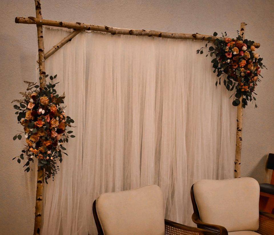 Verleih Birkenbogen Traubogen Backdrop Hochzeit Fotowand in Bielefeld