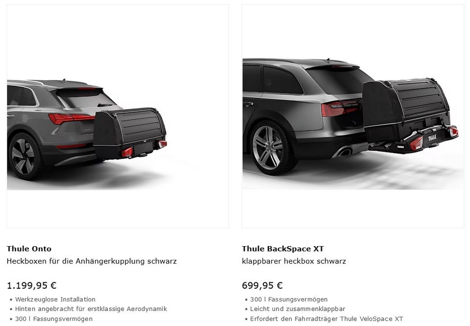 Thule Dachbox Leihboxen & NEU * PACIFIC * VECTOR * MOTION * FORCE in Glauchau