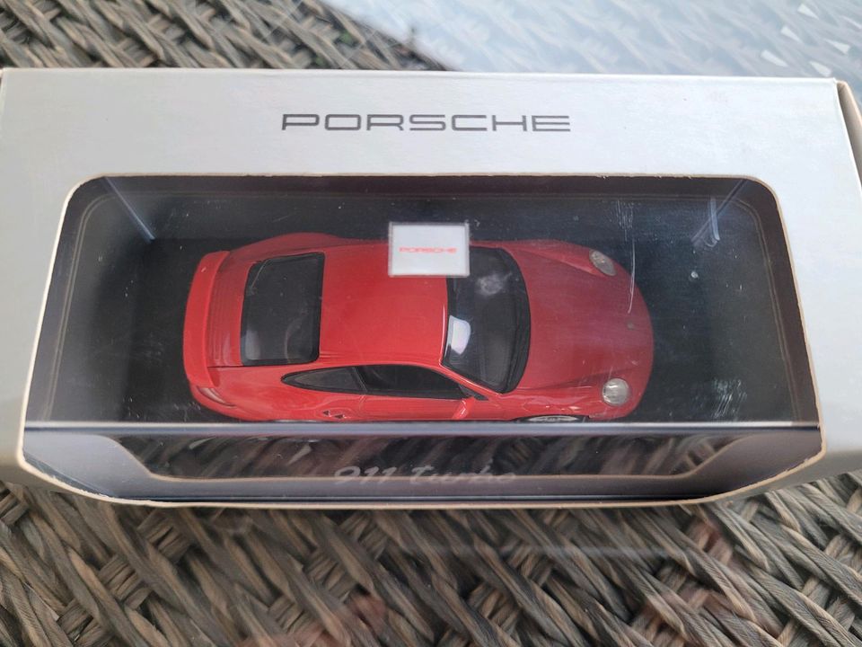 Modellauto Minichamps 1/43 Porsche 911 Turbo, rot, Neu, OVP in Ingelheim am Rhein