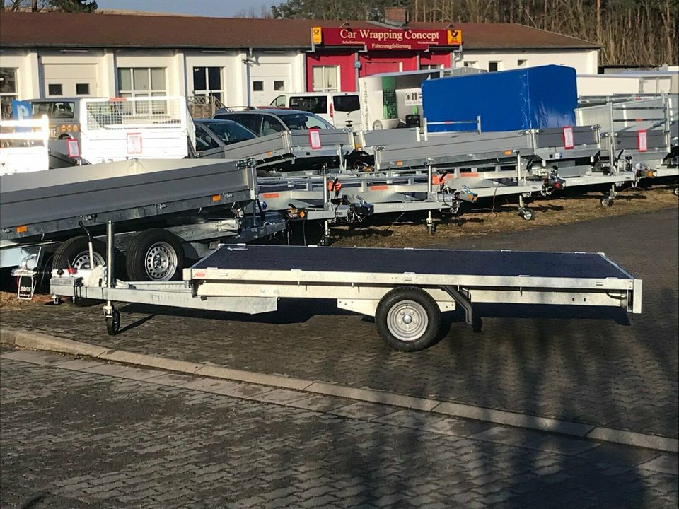 ⭐️ Eduard Auto Transporter 1500 kg 330x180  Rampen Winde 56 in Schöneiche bei Berlin