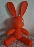 DDR Spielzeug Hase orange Wackelaugen Kunststoff  Retro Vintage Niedersachsen - Bockenem Vorschau