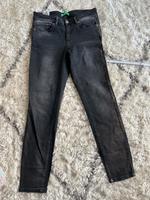 Benetton Jeans dunkelgrau Bronze Glitzer 31 Hessen - Rimbach Vorschau