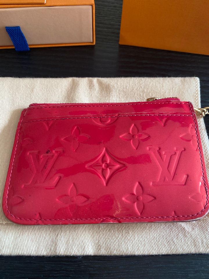 Orig. Louis Vuitton Monogram Vernis Schlüsseltasche, Rose Pop, LV in Gelsenkirchen