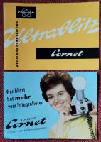 Anleitung und Werbung für Cornet-Blitzgeräte, aus 1950er Jahren Brandenburg - Zühlen (b Neuruppin) Vorschau