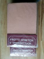 2 Frottee Stretch Spannbetttücher apricot 90/100 x 200 cm Bayern - Dietersheim Vorschau