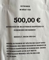 500€ Geschenkgutschein für Auto im Autohaus Raiffeisen Euskirchen Nordrhein-Westfalen - Euskirchen Vorschau