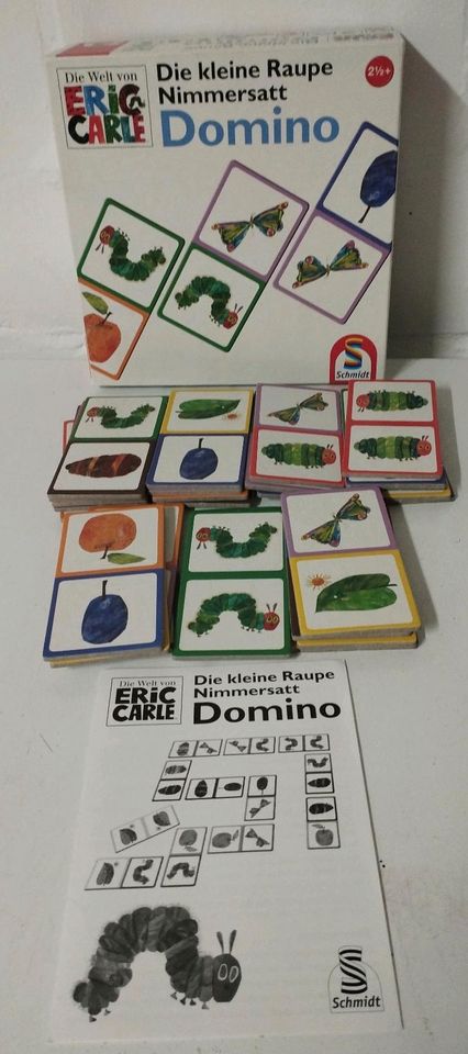 Schmidt Spiele 40460 - Kleine Raupe Nimmersatt, Domino in Ibbenbüren