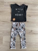 Set Next Gr.92,Leggings,tShirt,grau,wild at Heart,Tiger,Dschungel Baden-Württemberg - Straubenhardt Vorschau