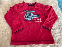 Babyclub Langarmshirt Hubschrauber Helikopter Gr. 80 rot Hessen - Schwalmstadt Vorschau