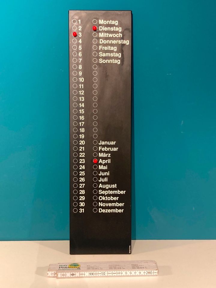 EWIGER KALENDER DESIGN U.HAU MAGNETE 1980er POSTMODERN DESIGN in Berlin