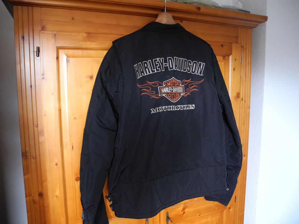 Harley Davidson Sommerjacke Motorradjacke XL mit Buell Patches in Hünxe