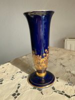 Omas Vase Echt Cobalt mit Goldenen Verzierungen Retro Aachen - Eilendorf Vorschau