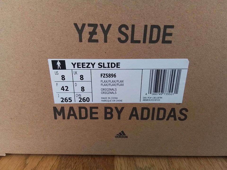 Yeezy Slide Flax - neu und ungetragen in Hannover