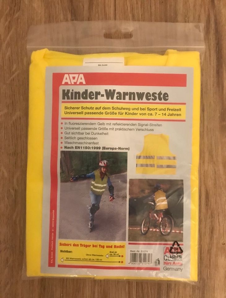 Kinder-Warnweste 7 - 14 Jahre in Brandenburg - Falkensee