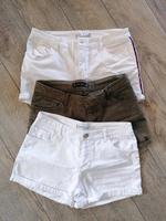 kurze Jeans Hosen in S (36)-M (38) weiß, kaki Dresden - Seevorstadt-Ost/Großer Garten Vorschau