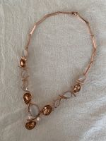 Neu Halskette Collier rosegoldfarben mit Steinen Strass Nordrhein-Westfalen - Bad Laasphe Vorschau