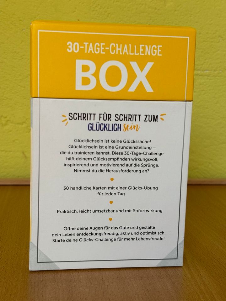 30 Tage Challenge Box Glücklich sein in Wertach