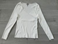 H&M Shirt gerippt Rippstrick langarm weiß Gr. XL NEU!! Kr. München - Neubiberg Vorschau