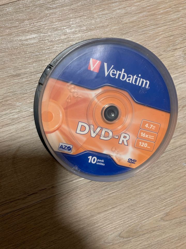 DVD-R Verbatim 10Stck beschreibbar in Stade