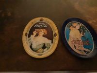 Ovale Coca-Cola Blechschilder  Vintage 2 Stück Nordrhein-Westfalen - Heinsberg Vorschau