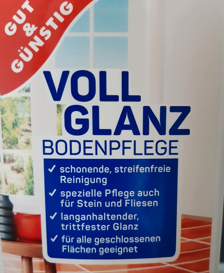 Vollglanz Bodenpflege Bodenreiniger für Stein- und Fliesenböden in Braunschweig