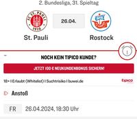 Suche Zwei / vier Karten Ticket für das Spiel Pauli gegen Rostock Edewecht - Edewecht - Friedrichsfehn Vorschau