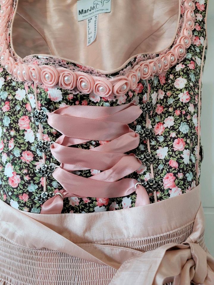 Marjo Dirndl Braun Rose 34 Midi in Aholming