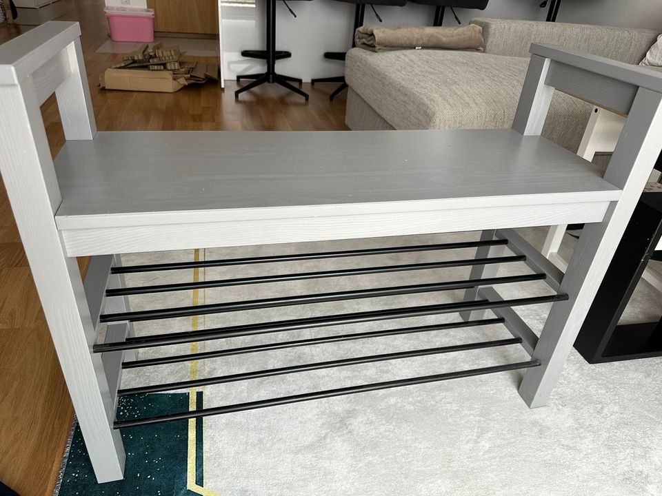 IKEA Hemnes Sitzbank Grau in München