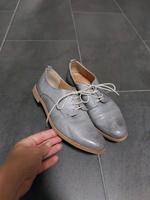 Lloyd Schnürer Halbschuhe Business Leder grau Gr. 37 Bayern - Klingenberg am Main Vorschau