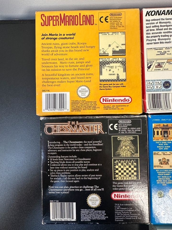 7 x Nintendo Gameboy-Set mit Spielen. in Kranenburg