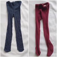 Gr.98-104, Strumpfhose Tommy Hilfiger blau, Zara gerippt bordeaux Altona - Hamburg Sternschanze Vorschau