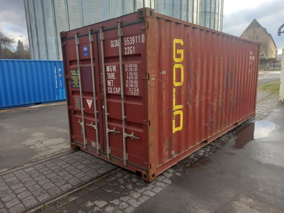 ✅ 20 Fuß Seecontainer, Lagercontainer ✅  1600€ netto in Würzburg