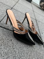 High Heel Pantolette schwarz Lack Nordrhein-Westfalen - Oberhausen Vorschau