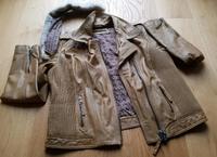 Bikerjacke, Damen, 44, hellbraun Bayern - Riedenburg Vorschau