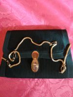 Tasche Damen AbendHandtasche Schwarz Vintage Tragekette Gold Emal Hannover - Vahrenwald-List Vorschau