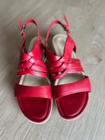 Sandalen Ecco rot 41 flach Baden-Württemberg - Ulm Vorschau