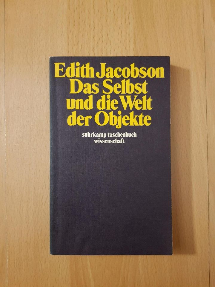 Edith Jacobson Das Selbst, Welt der Objekte Suhrkamp Buch Bücher in Frankfurt am Main