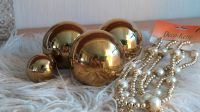 Weihnachtskugeln Weihnachtsdeko Gold Metall + Dekokette ca. 180 Sachsen-Anhalt - Oebisfelde-Weferlingen Vorschau