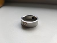 Ring, Edelstahl mit Swarovski-Stein Nordfriesland - Ladelund Vorschau