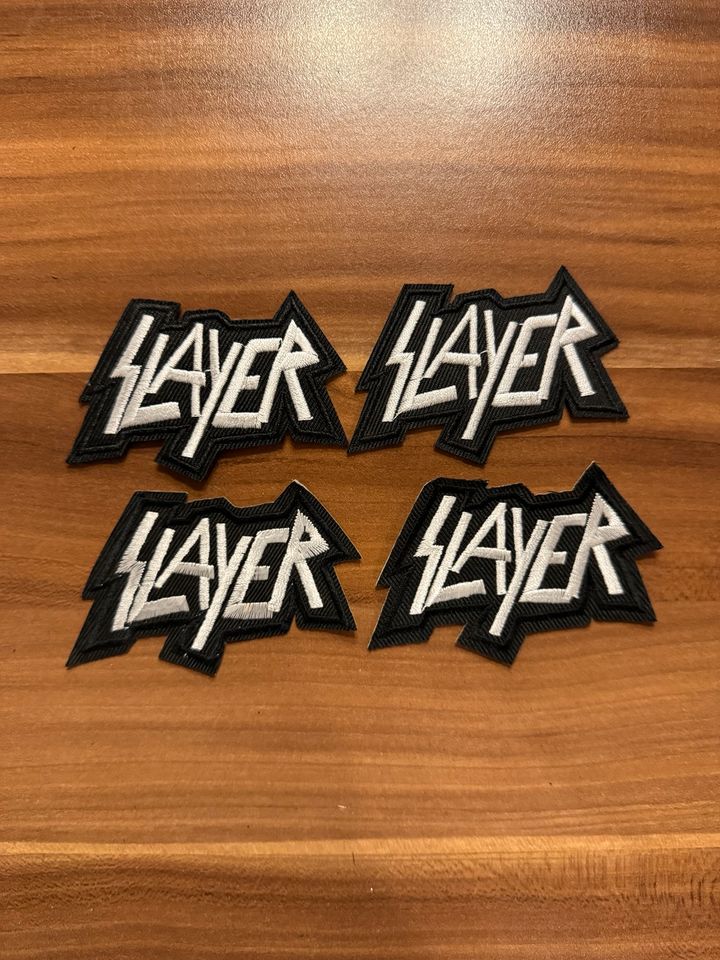 Slayer Patches Heavy Metal Rock Hard Rock Aufnäher  Kutte 80 in Neudenau 