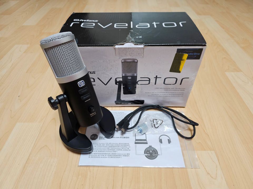 Mikrofon PreSonus Revelator, USB-Kondensatormikrofon wie neu in München