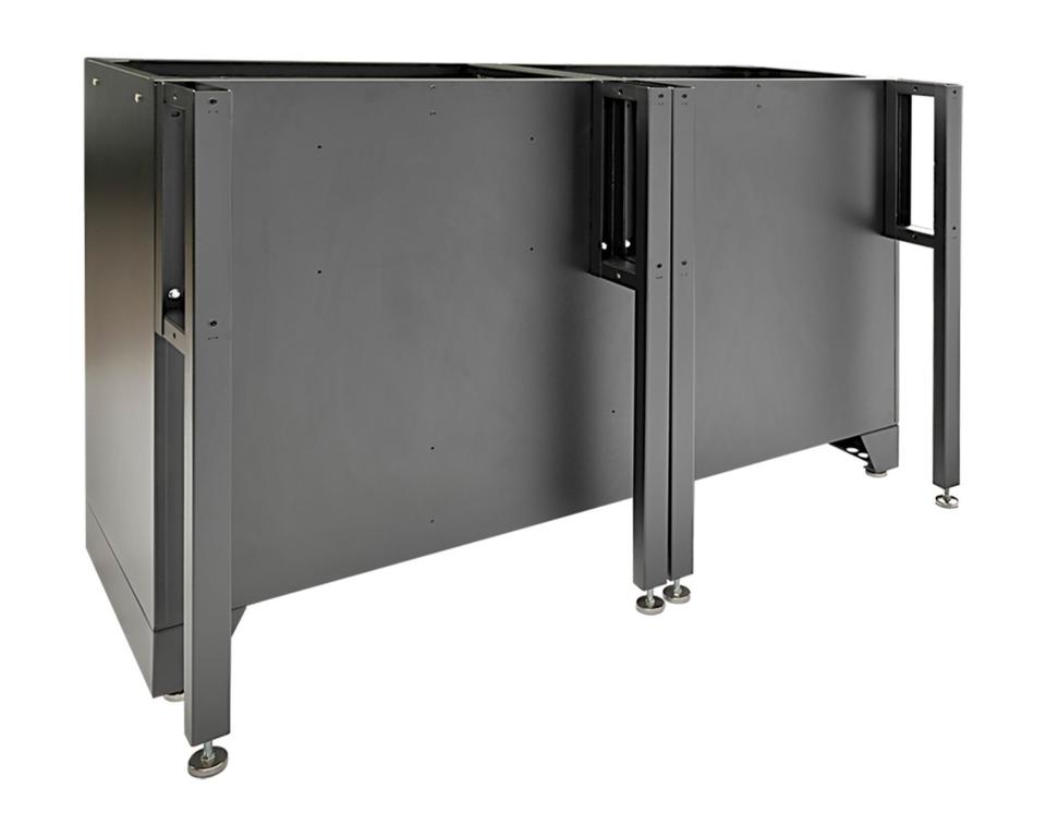 Werkzeugschrank Set - 136 cm Wandlänge, Werkstatt Set Schwarz in Großenkneten