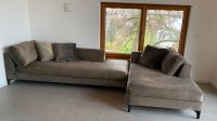 Meridiani Louis up Sofa Couch Sitzgruppe Samt taupe grau Altstadt-Lehel - München/Lehel Vorschau