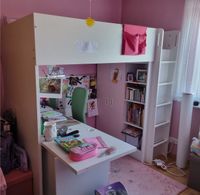 Bett Hochbett Kinderzimmer Schreibtisch und Schrank SMASTAD IKEA Nürnberg (Mittelfr) - Aussenstadt-Sued Vorschau